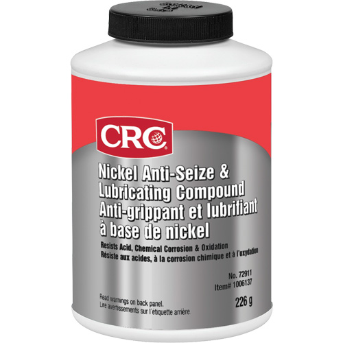 Nickel Anti-Seize Lubricating Compound, 226 g, 425°F (218°C) Max. Effective Temperature Southpoint Industrial Supply