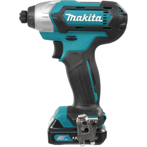 CXT Impact Driver Kit, 1/4", 970 in-lbs Max. Torque, 12 V, Lithium-Ion Southpoint Industrial Supply