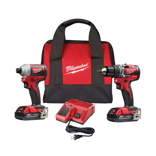 M18 2-Tool Combo Kit, Lithium-Ion, 18 V Southpoint Industrial Supply