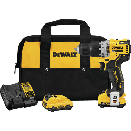 Xtreme Brushless Hammer Drill Kit, 12 V, 3/8", 250 UWO, 0-1500 RPM Southpoint Industrial Supply