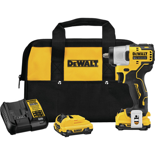 Ensemble de cl&eacute; &agrave; choc avec moteur sans balai Xtreme, 12 V, Mandrin 3/8" Southpoint Industrial Supply