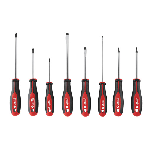 Screwdriver Set with Square Drive, 8 Pcs., Magnetic Southpoint Industrial Supply