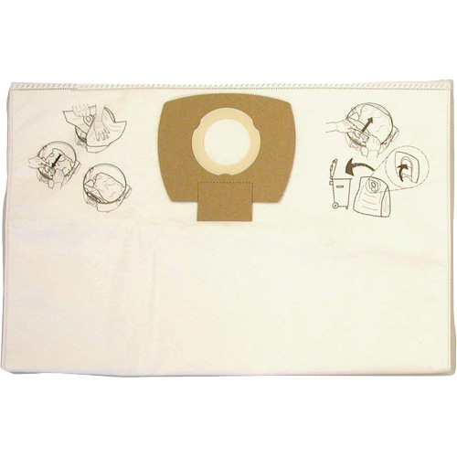 Sacs-filtre en papier pour aspirateur, 8 gal. US Southpoint Industrial Supply