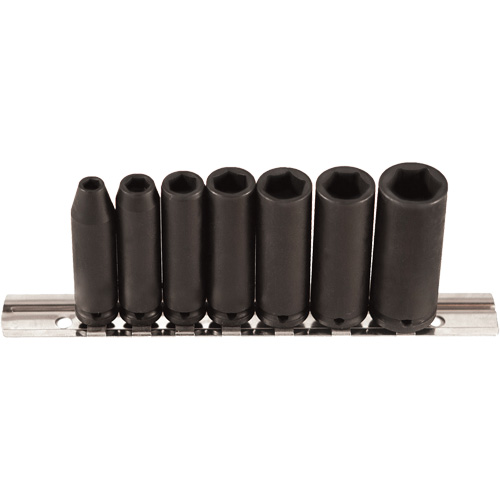 Socket Set, 7 Pcs, Impact, 1/4" Drive Size, Deep Southpoint Industrial Supply