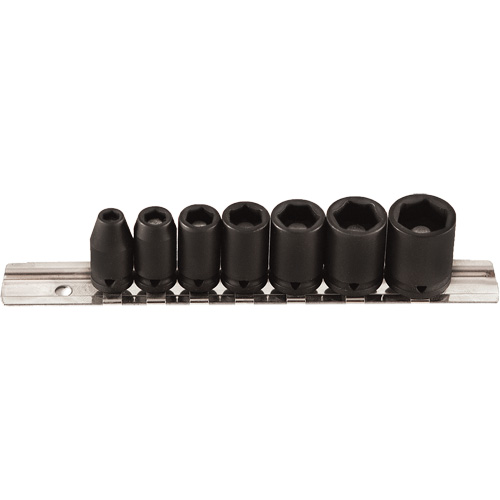 Jeu de douilles magn&eacute;tiques, 7 Mcx, Chocs, Prise de 1/4" Southpoint Industrial Supply