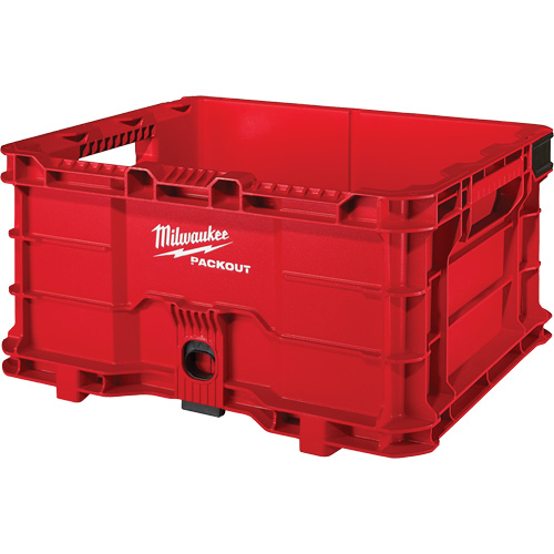 Packout Crate, 15-2/5" x 18-3/5" x 9-9/10", Red Southpoint Industrial Supply