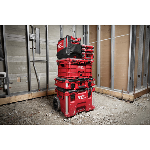 Packout Crate, 15-2/5" x 18-3/5" x 9-9/10", Red Southpoint Industrial Supply
