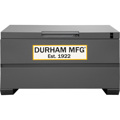 Jobsite Storage Box, 48" x 24" x 27-13/16", Steel, Grey Southpoint Industrial Supply