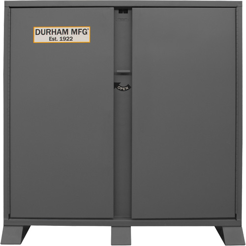 Jobsite Storage Shelving Cabinet, Steel, 47.5 Cubic Feet, Grey Southpoint Industrial Supply