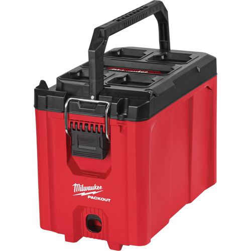 Packout Compact Tool Box, 10" x 16-1/5" x 13", Black/Red Southpoint Industrial Supply
