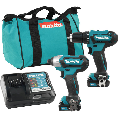 Cordless Drill & Driver Kit, Lithium-Ion, 12 V Southpoint Industrial Supply
