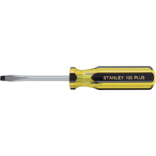 Tournevis pour &eacute;crous &agrave; fente 100 PLUS, Tige de 3/16", Ronde, Prise en Plastique Southpoint Industrial Supply