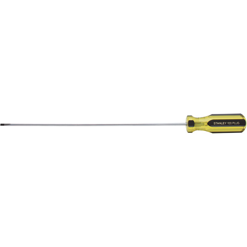 Tournevis d'&eacute;b&eacute;nisterie tr&egrave;s l&eacute;ger 100 PLUS, Tige de 1/8", Ronde, 6-5/8" lo, Prise en Plastique Southpoint Industrial Supply