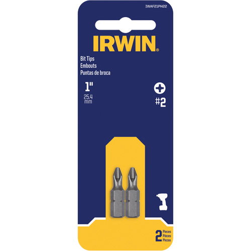 Embouts de tournevis &agrave; ins&eacute;rer, Phillips, #2, Prise 1/4" Southpoint Industrial Supply