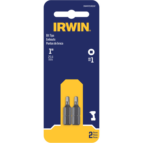 Insert Bits, Square, #1, 1/4" Drive Southpoint Industrial Supply