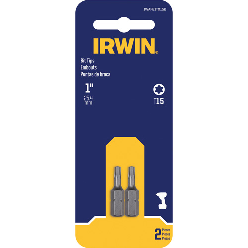 Insert Bits, Torx, T-15, 1/4" Drive Southpoint Industrial Supply