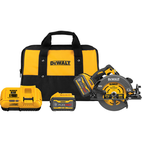 Flexvolt&reg; Max** Cordless Circular Saw with Electric Brake Kit, 7-1/4", 60 V Southpoint Industrial Supply