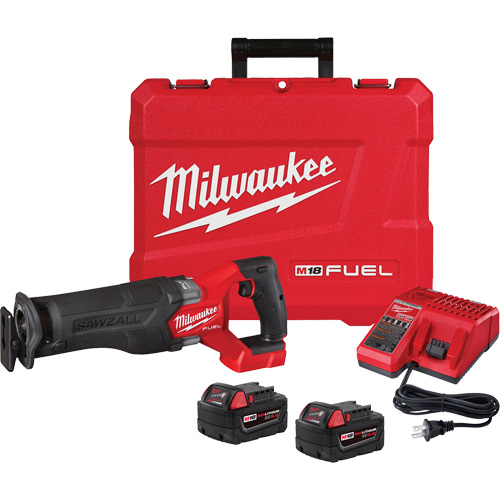 M18 Fuel Sawzall&reg; Reciprocating Saw Kit, 18 V, Lithium-Ion Battery, 3000 SPM Southpoint Industrial Supply