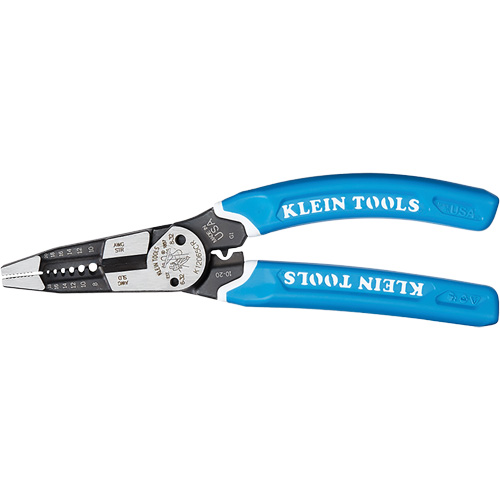 Outil polyvalent Klein-Kurve pour d&eacute;nuder, couper et sertir les fils, 8-1/4" lo, 8 - 20 AWG Southpoint Industrial Supply
