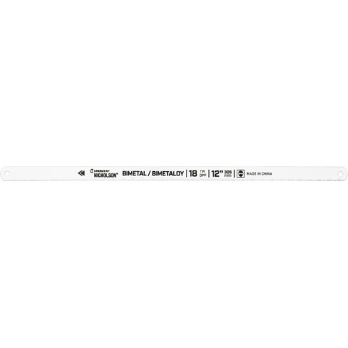 Bi-Metaloy&reg; Hacksaw Blades, Bi-Metal, 12" L, 18 TPI Southpoint Industrial Supply