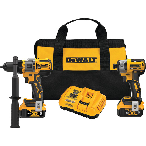Ensemble de perceuse-visseuse &agrave; percussion sans balais et sans fil Max* avec Flexvolt Advantage et visseuse &agrave; chocs XR, Lithium-ion, 20 V Southpoint Industrial Supply