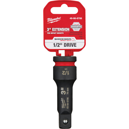 Rallonge pour douille Shockwave Impact Duty, Chocs, Prise 1/2", 3" lo Southpoint Industrial Supply