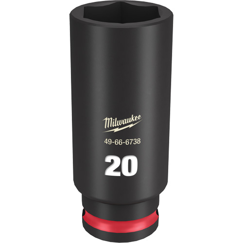 Shockwave Impact Duty Socket, Impact, 2 mm, 3/8" Drive, 6 Points, Deep Southpoint Industrial Supply
