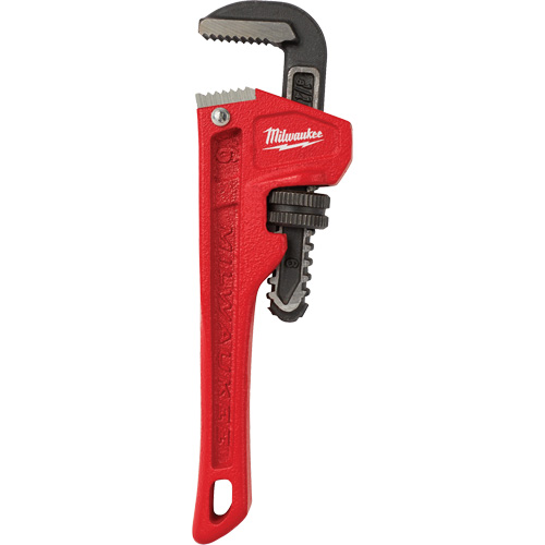 Cl&eacute; &agrave; tuyau, Cap des m&acirc;choires 3/4", Longueur 6", Fini Rev&ecirc;tement en poudre Southpoint Industrial Supply
