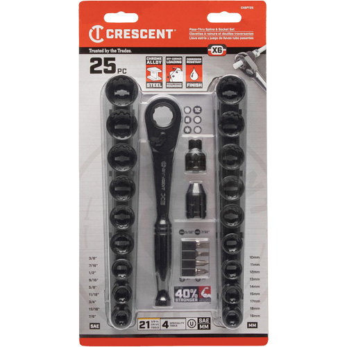 Ensemble d'outils pour m&eacute;canicien, 25 Mcx, Prise de 3/8" Southpoint Industrial Supply