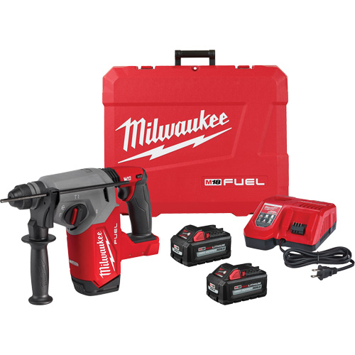 M18 Fuel SDS Plus Rotary Hammer Kit, 18 V, 1", 2 ft-lbs., 1330 RPM Southpoint Industrial Supply