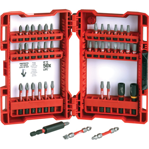 Jeu de 40 embouts de visseuse &agrave; percussion Shockwave Impact-Duty Southpoint Industrial Supply