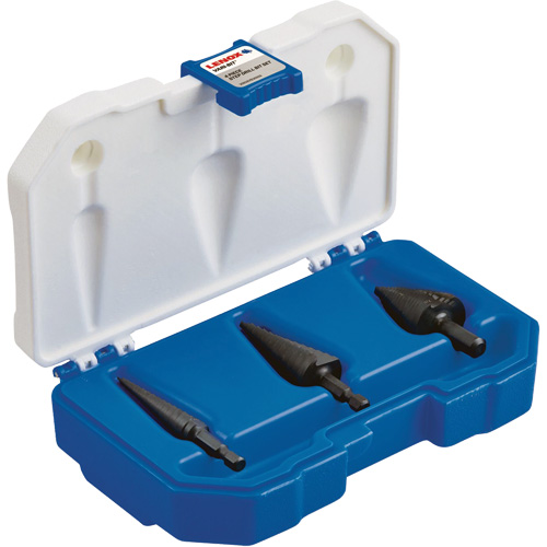 Step Drill Bit Set, 3 Pieces, High Speed Steel Southpoint Industrial Supply