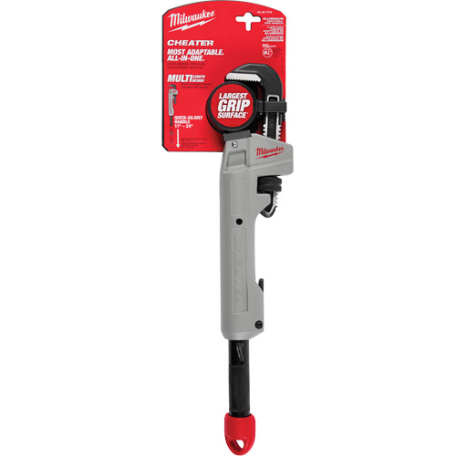 Cl&eacute; &agrave; tuyau adaptable Cheater, Cap des m&acirc;choires 2-1/2", Longueur 18"/11"/24" Southpoint Industrial Supply