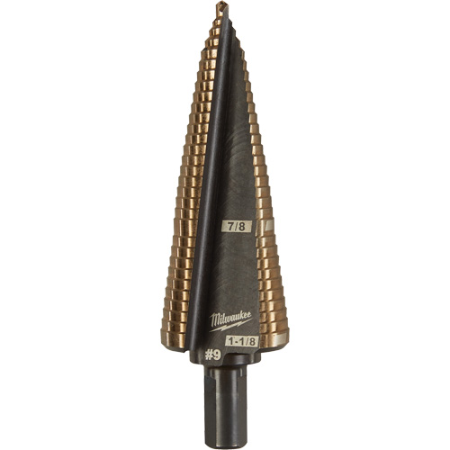 Foret &eacute;tag&eacute;, 7/8"/#9 - #9/1-1/8", Incr&eacute;ments de 1/32", Acier rapide au cobalt Southpoint Industrial Supply