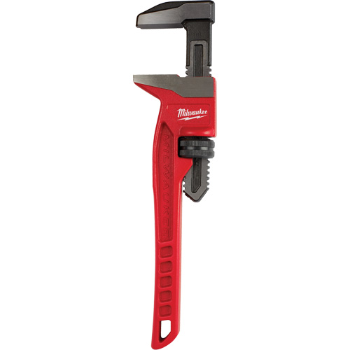 Cl&eacute; &agrave; tuyau &agrave; m&acirc;choires lisses, Cap des m&acirc;choires 2-5/8", Longueur 12", Fini Rev&ecirc;tement en poudre, Prise Ergonomique Southpoint Industrial Supply