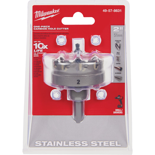 Scies-cloches au carbure monobloc, 2", Profondeur de la coupe de 3/16" Southpoint Industrial Supply