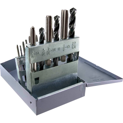 Jeu de tarauds & forets UNC DRILLCO, 18 morcea Southpoint Industrial Supply