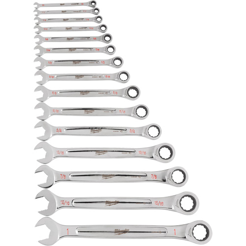 Jeu de cl&eacute;s &agrave; cliquet, Combinaison, 15 morceaux, Imp&eacute;rial Southpoint Industrial Supply