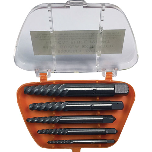 DRILLCO Screw Extractor Set with Drills, Carbide, 5 Pieces Southpoint Industrial Supply
