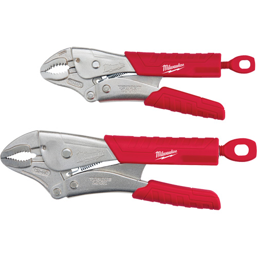 Torque Lock Curved Jaw Locking Pliers Set, 2 Pieces Southpoint Industrial Supply