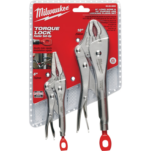 Torque Lock Locking Pliers Set, 2 Pieces Southpoint Industrial Supply