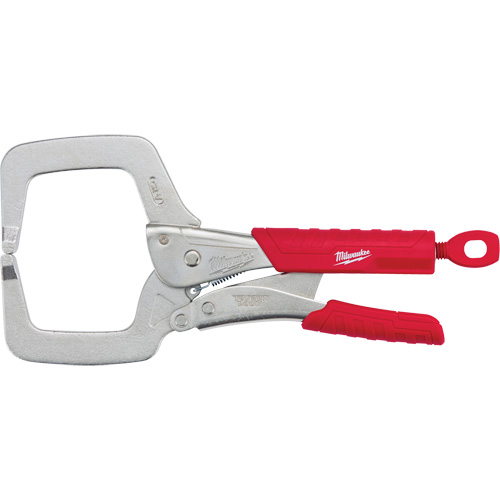 Torque Lock Locking Pliers with Regular Jaws & Grip, 11" Length, C-Clamp Southpoint Industrial Supply