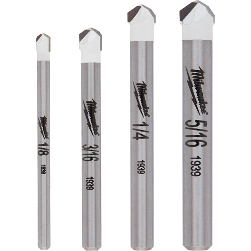 Natural Stone Bit Set, 4 Pieces, Carbide Southpoint Industrial Supply