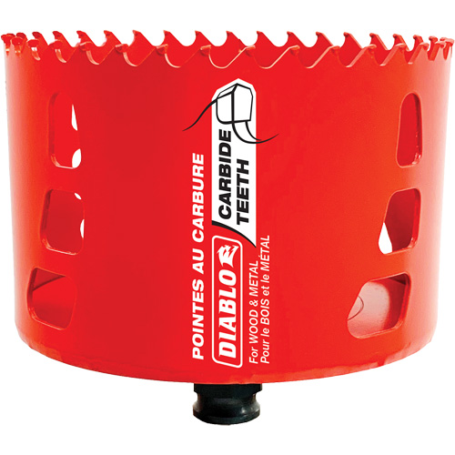 Wood & Metal Hole Saw, 4", 2-3/8" Depth of Cut, Carbide Southpoint Industrial Supply