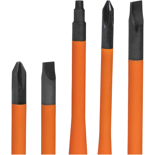 Slim-Tip Insulated Screwdriver Set, 1000 V, 6 Pcs Southpoint Industrial Supply