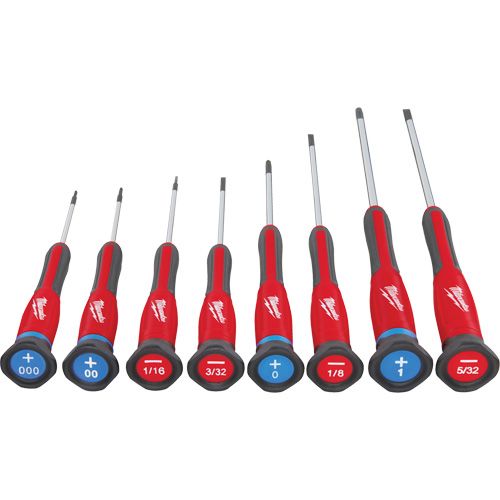 Jeu de tournevis de pr&eacute;cision, 8 mcx Southpoint Industrial Supply