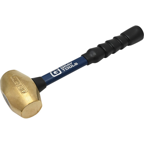 Brass Hammer, 4 lbs. Head Weight, 14" L Southpoint Industrial Supply