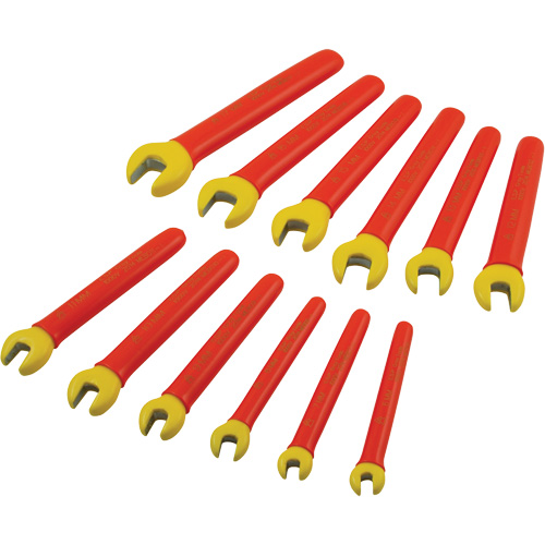 Insulated Metric Open End Wrench Set, 1000 V, 12 Pcs Southpoint Industrial Supply