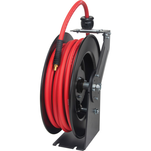 Hose Reel, Air/Water, 3/8" x 50', Single Hose, 300 psi Southpoint Industrial Supply