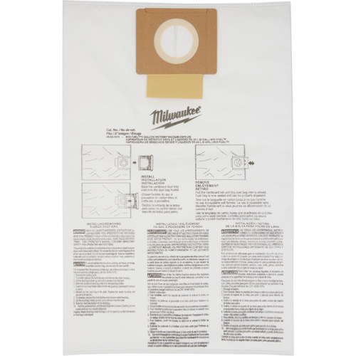 Sacs &agrave; poussi&egrave;re molletonn&eacute;s, 6 gal. US Southpoint Industrial Supply